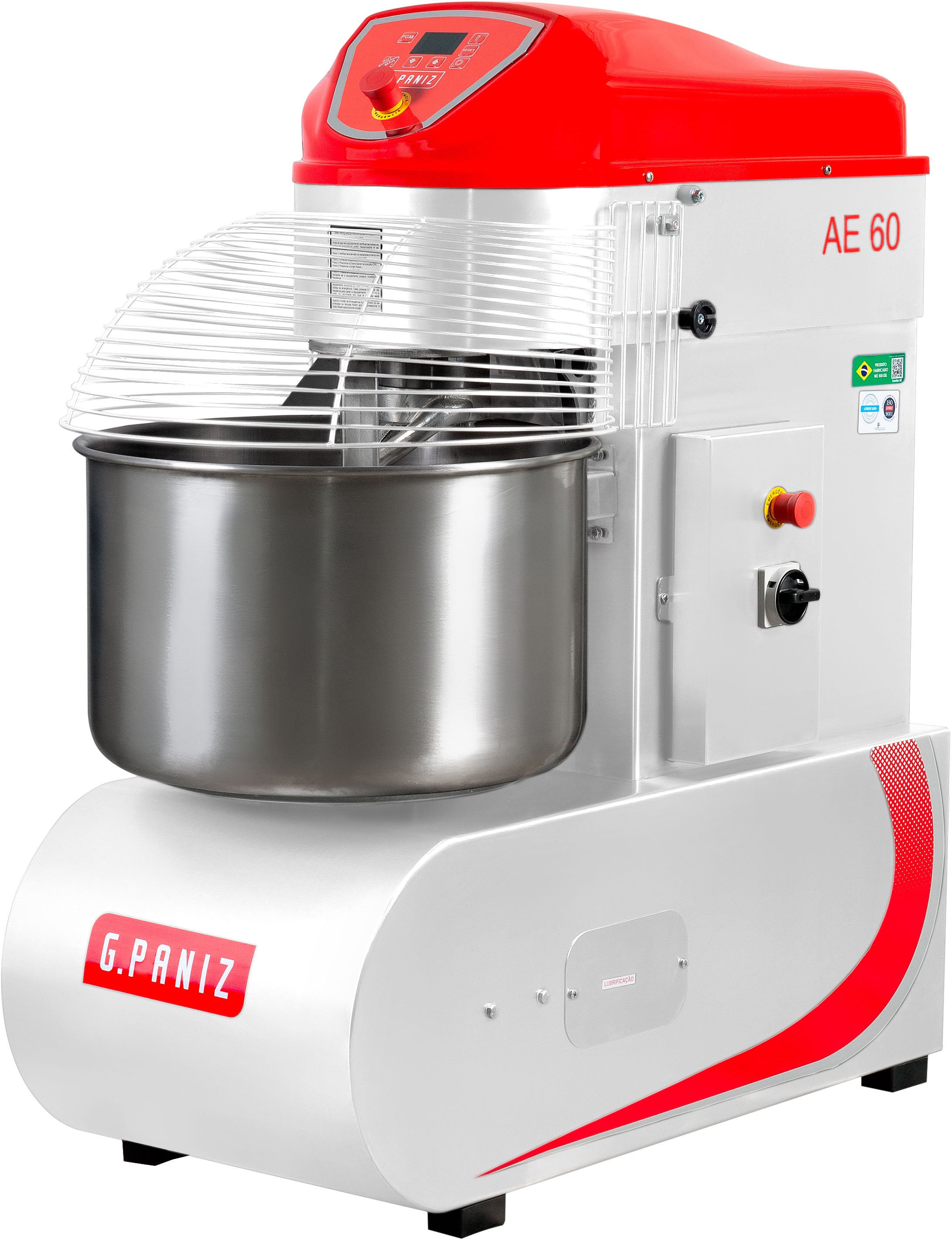 AMASADORA ESPIRAL GPANIZ AE60G2 60 KG MASA