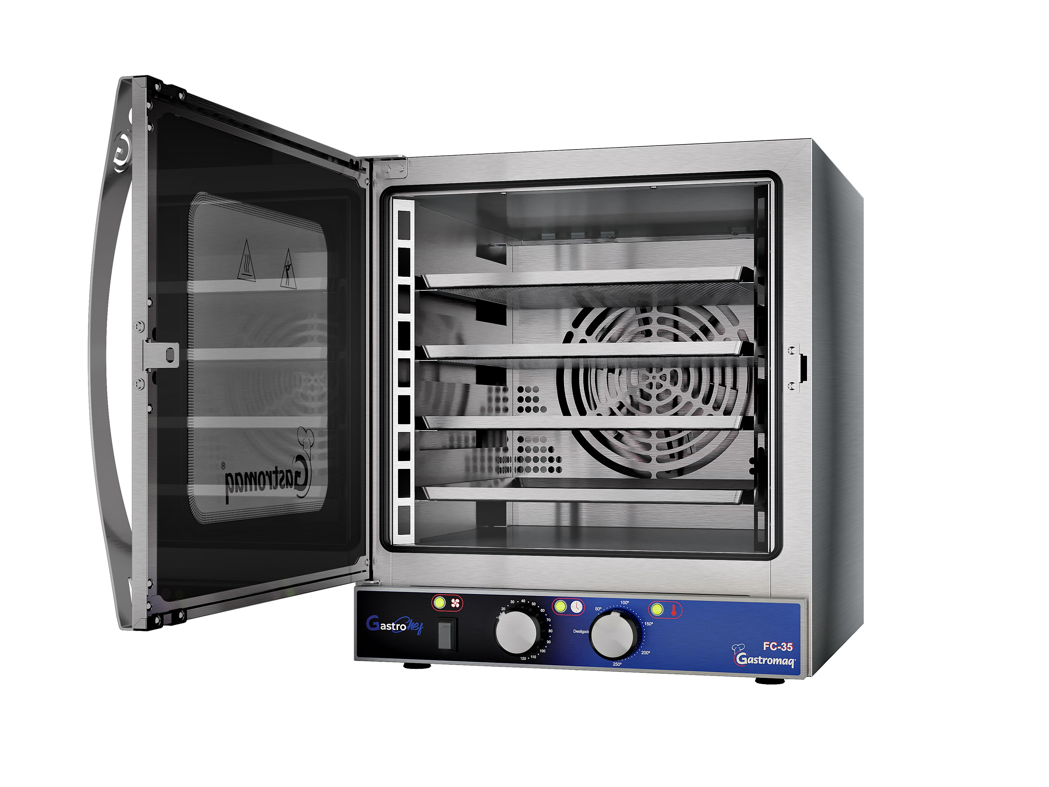 HORNO DE CONVECCION GASTROMAQ FC35A 4 CHAROLAS
