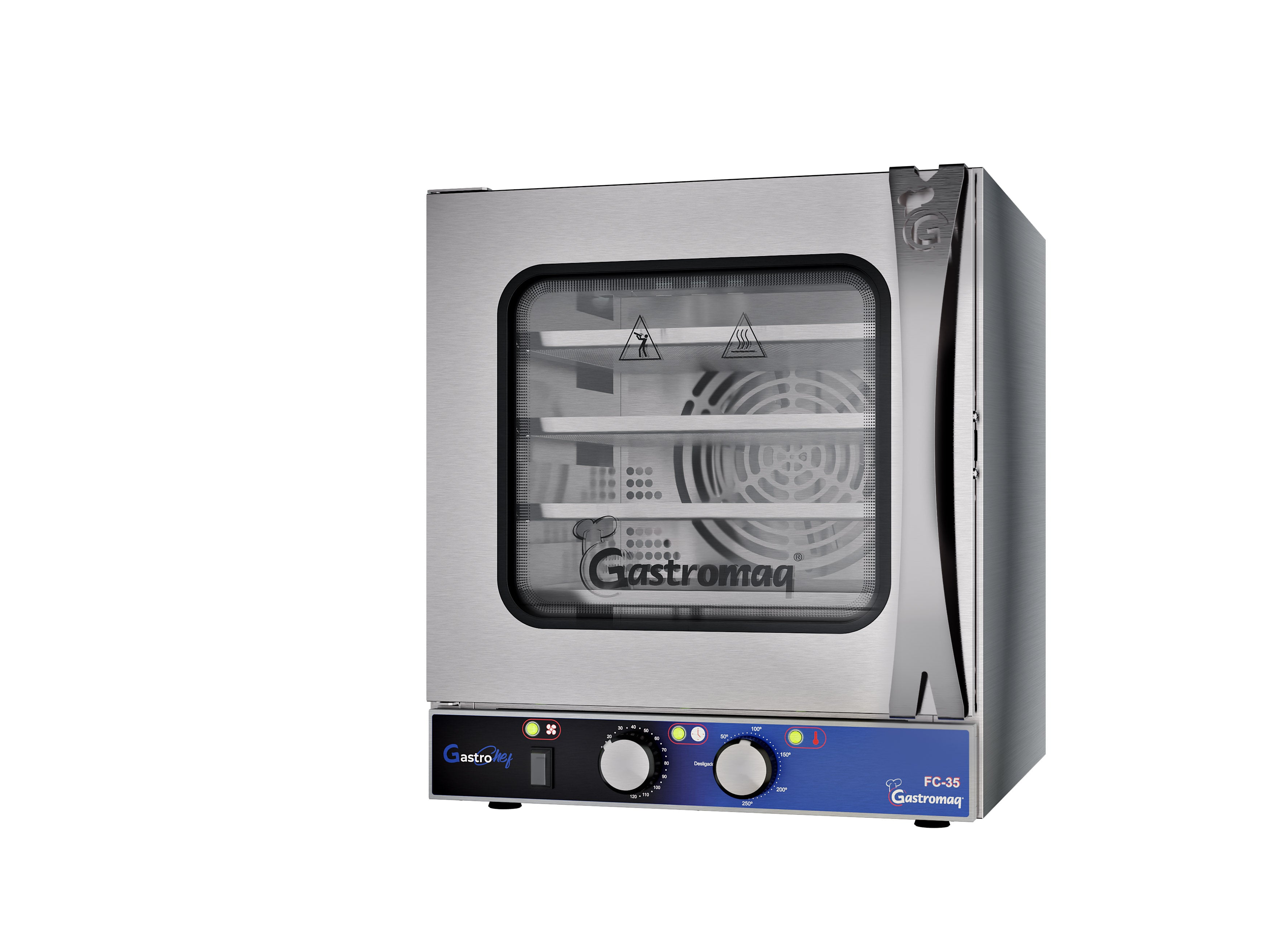 HORNO DE CONVECCION GASTROMAQ FC35A 4 CHAROLAS