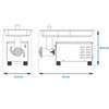 MOLINO P/CARNE TORREY FG12SS 3/4 HP