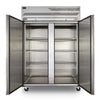 REFRIGERADOR TORREY RS-1300 DOS PUERTAS ACERO INOX.