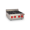 PARRILLA A GAS TORREY 4 QUEMADORES A. INOX 430