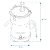 EXTRACTOR DE JUGOS MANUAL ACERO INOXIDABLE INTERNATIONAL