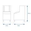 FABRICA DE HIELO TORREY MHC-500 C/DEPOSITO