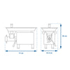 MOLINO P/CARNE TORREY M22RSS2 2HP CABEZAL ACERO INOXIDABLE