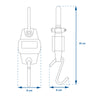 BASCULA COLGANTE TORREY 300KG CRS L-300